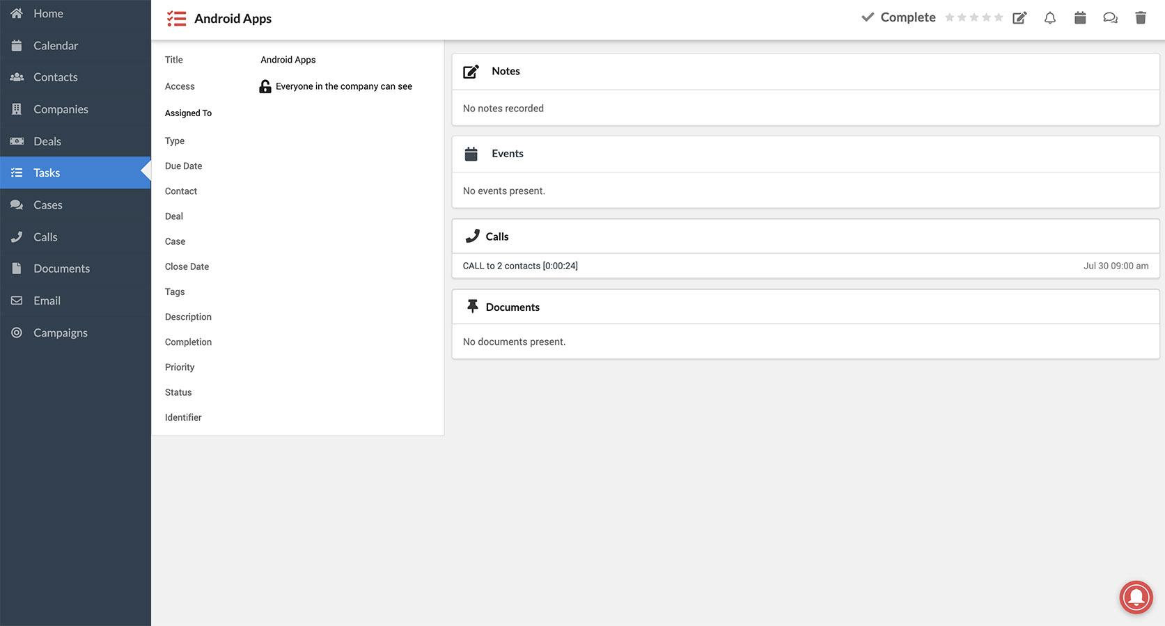HIPAACRM.com makes task management easy